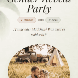 Gender Reveal - Boho Style