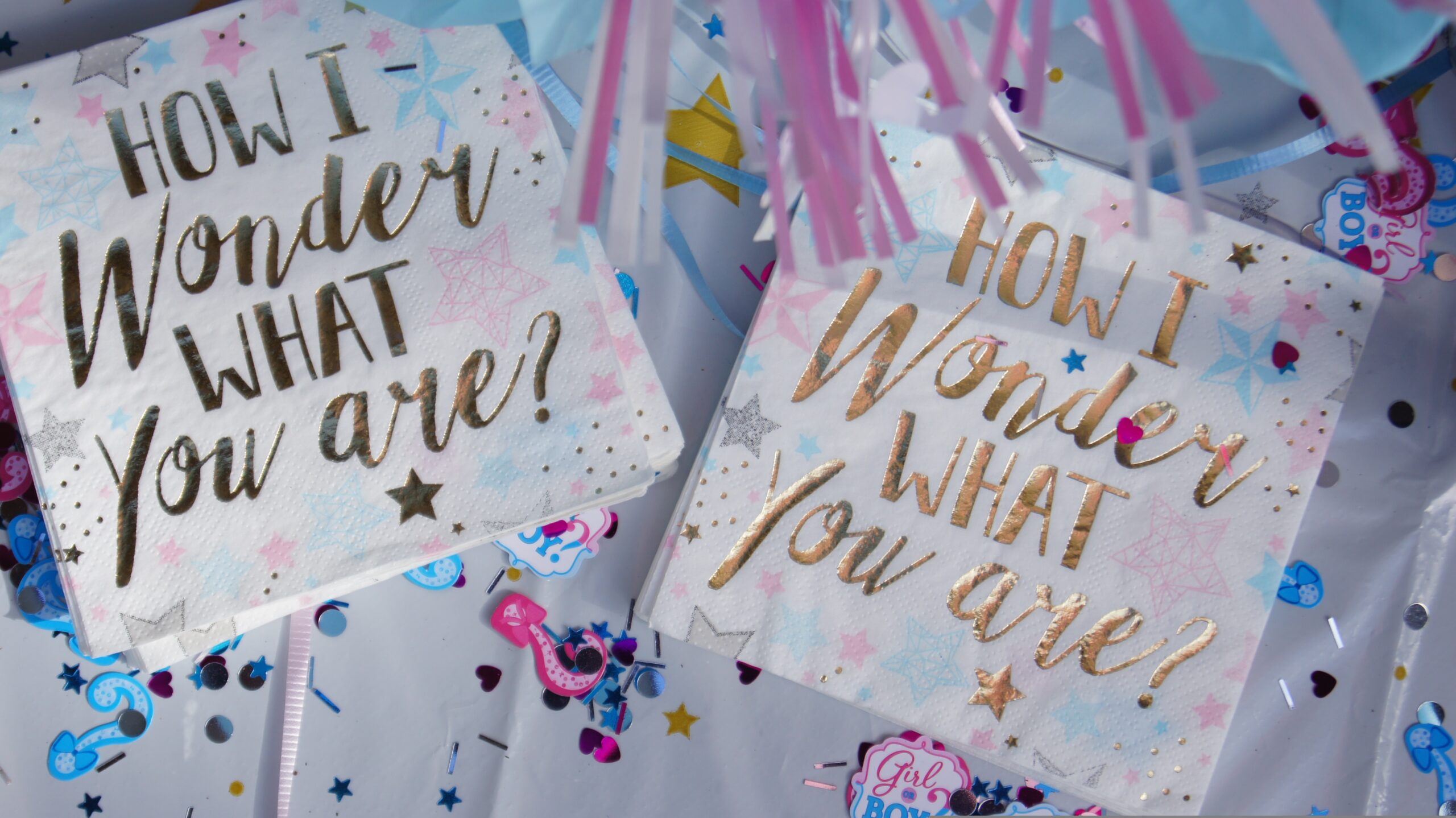 Gender Reveal Einladung