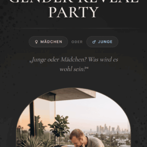 Gender Reveal - Premium Modern